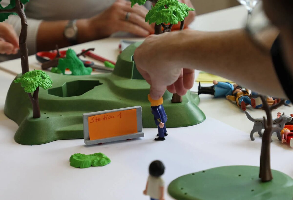 Design research project Ars Electronica 10 | © FHV Analogue game Ars Electronica InterMedia Department of Design FHV | © FHV