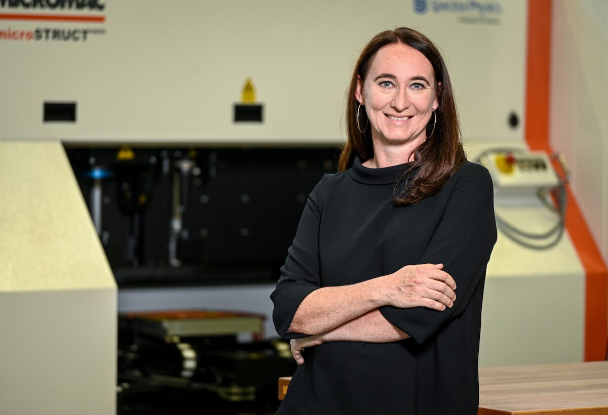 Forschungswissenschaftlerin Sandra Stroj. | © Udo Mittelberger Eine Frau posiert | © Udo Mittelberger