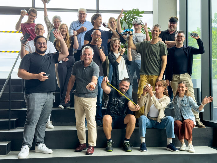 Gruppenbild Forschungszentrum Human-Centred Technologies | © FHV Team des Forschungszentrums Human-Centred Technologies an der FHV | © FHV