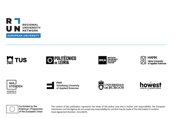 diverse Logos von den RUN EU Partnern | © FHV, RUN European University