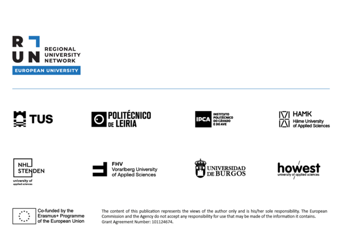 diverse Logos von den RUN EU Partnern | © FHV, RUN European University