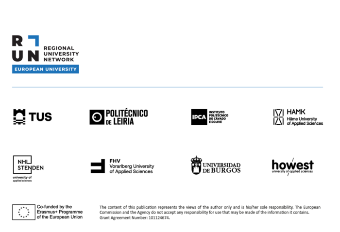 diverse Logos von den RUN EU Partnern | © FHV, RUN European University