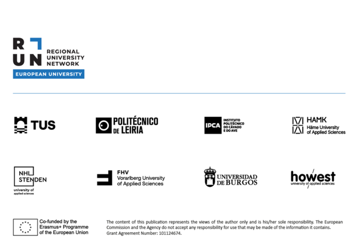 diverse Logos von den RUN EU Partnern | © FHV, RUN European University