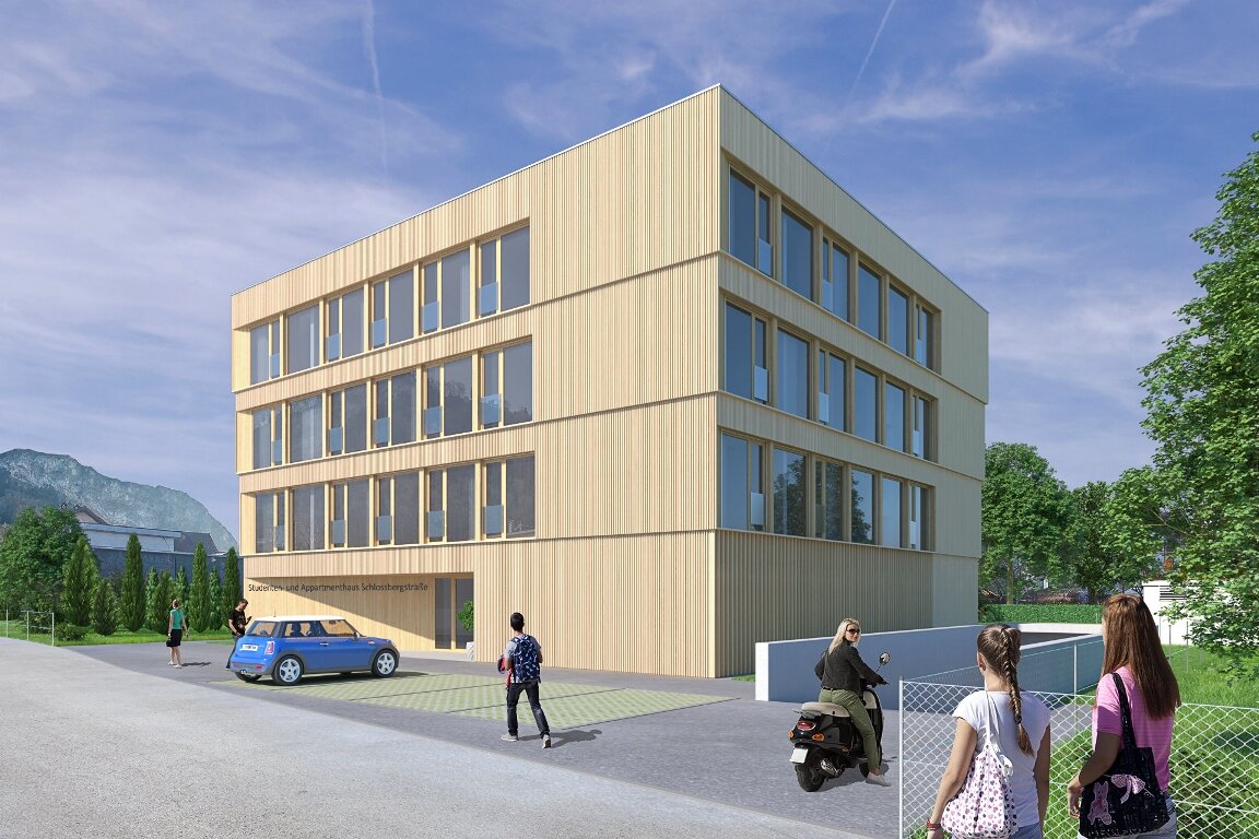 Studierendenwohnheim Schloßbergstraße | © Schadenbauer Projekt- und Quartierentwicklung