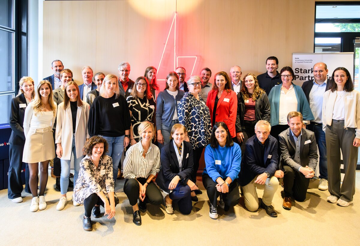 Beim Netzwerktreffen der Starken Partner:innen der FHV stand das Thema Zukunftskompetenzen im Vordergrund. | © FHV/Rhomberg